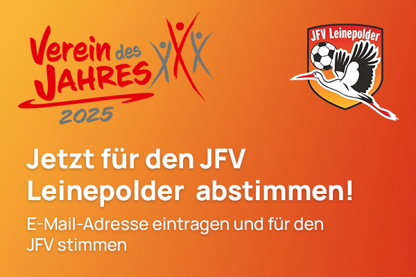 Jetzt für den JFV Leinepolder abstimmen!